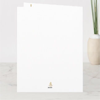 Minimal julkort | Linjekonst Träd | Kalir Kort