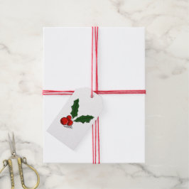 Minimal jullyrbuske presentetikett