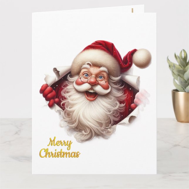 Minimal julpostkort | Linjekonst Träd | Kalir Kort (Liten växt)