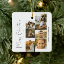 Minimal julskrift för familjen 6 bilder