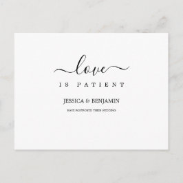 Minimal Kärlek är uppskjutet för patienten Vykort