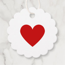 Minimal Kärlek hjärtcirkel till från Gåvor Etiketter