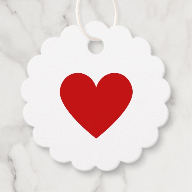 Minimal Kärlek hjärtcirkel till från Gåvor Etiketter (Framsida)