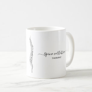 Minimal Kiropraktor Ryggmassageterapeut Kaffemugg