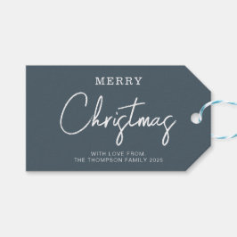 Minimal klassisk dammsugen Rök blå julafton-Helgda Presentetikett