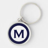 Minimal klassisk marinmarinmonogram - första Brev