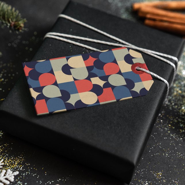 Minimal konst för vintage presentetikett (Skapare uppladdad)