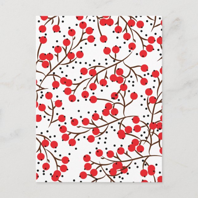 Minimal körsbär helg vykort (Framsida)