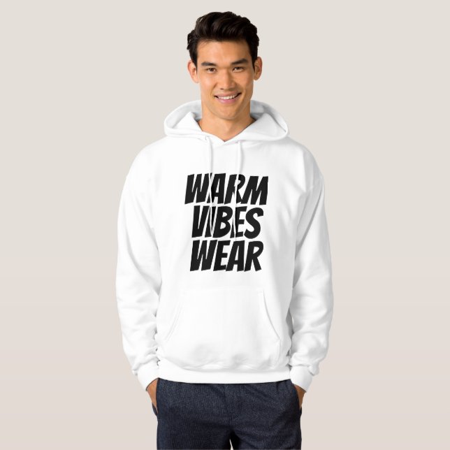 Minimal Kreativ Typografi Tröja Design Hoodie (Hel framsida)