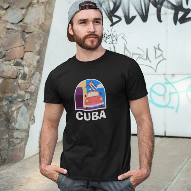 Minimal Kubas Vintage Retro Travel T Shirt (cuba vintage travel t shirt)