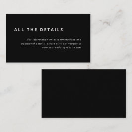 Minimal layout | Information om Black och Grått Br Tilläggskort