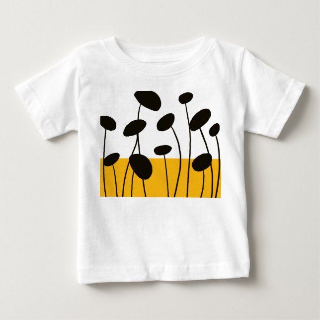 Minimal Leaf Barn T-Shirt (Framsida)