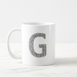 Minimal Letter G Coffee Mug Kaffemugg