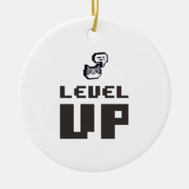 Minimal Level Up Spelare Julgransprydnad Keramik
