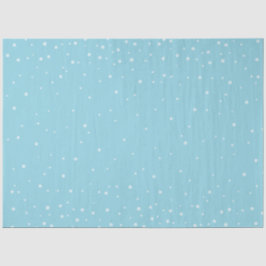 Minimal Light Pastel Blue Snowy jul Party