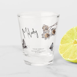 Minimal Line Art Terracotta Poppies