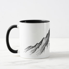 Minimal Line Mountain Mugg