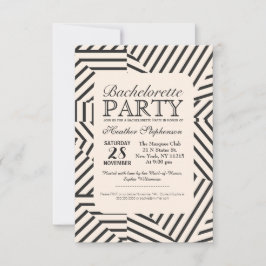 Minimal linjär geometrisk randmönster inbjudningar