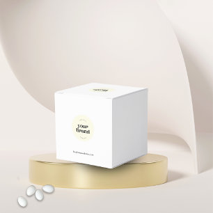 Minimal liten företagsförpackning Färglogotyp Even Presentaskar