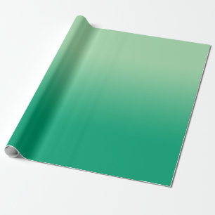 Minimal Ljust grönt till Mörk grönt övertoning Presentpapper
