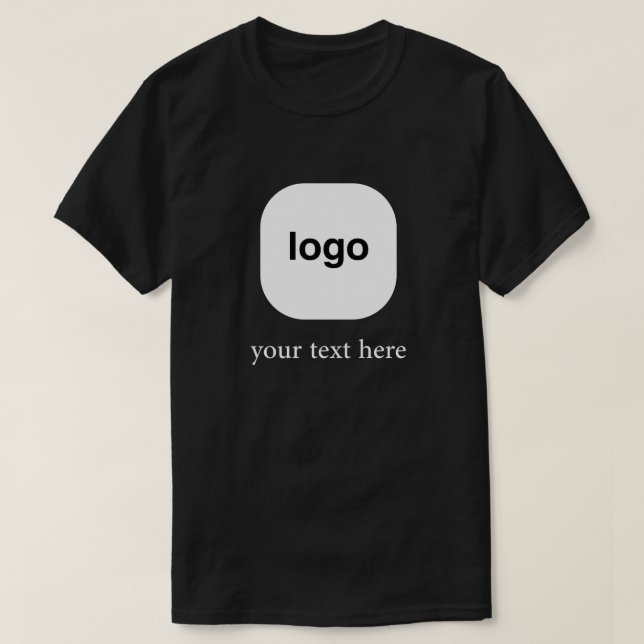Minimal Logo Design with Custom Text T Shirt (Design framsida)
