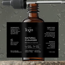 Minimal logotyp 2OZ Dropper Flaska Vattentät Etike