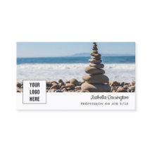 Minimal Logotyp - Affärskort för fotoQR-kod