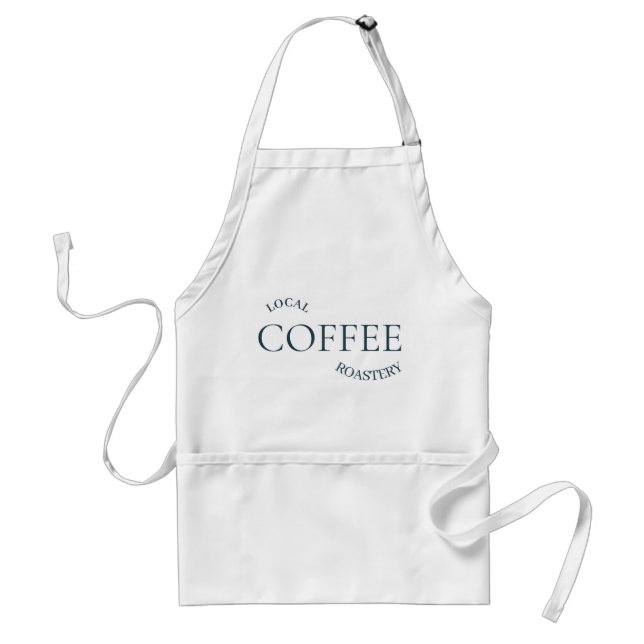 Minimal Lokalt Kaffeerosterilogo Förkläde (Framsidan)