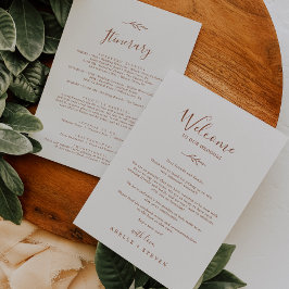 Minimal Löv Boho Cream Välkommen Brev och Irland