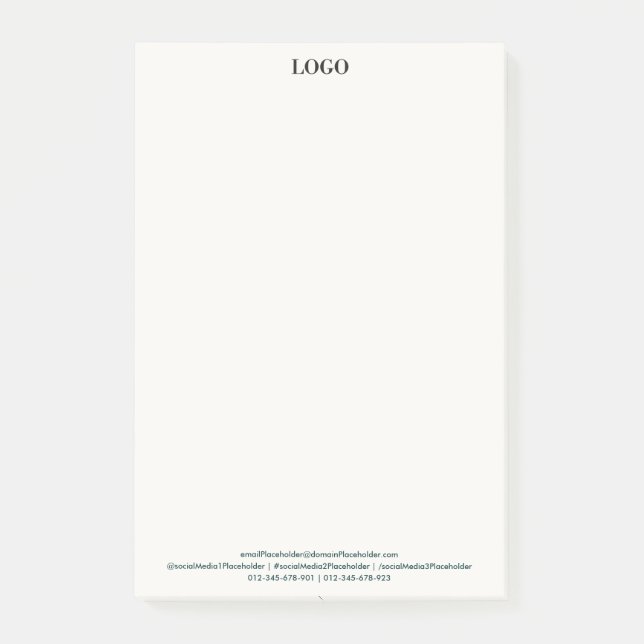 Minimal lyx för proffs post-it block (Framsida)
