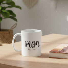Minimal Mamma inrättade Gift New Mamma Kaffemugg