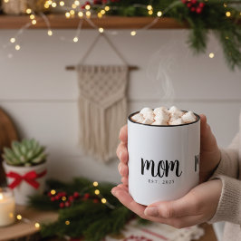 Minimal Mamma inrättade Gift New Mamma Två-Tonad Mugg