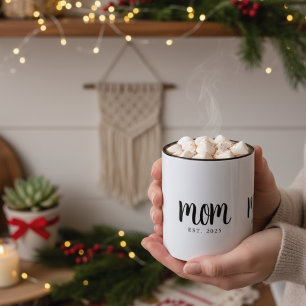 Minimal Mamma inrättade Gift New Mamma Två-Tonad Mugg