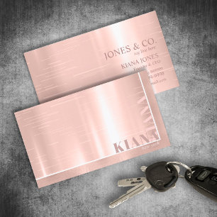 Minimal Metall Sheen & Foil Ro Std ID791 Visitkort