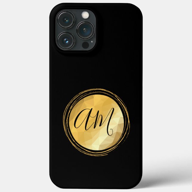 Minimal metalldesign för guld i anpassningsbar bre (Baksida)