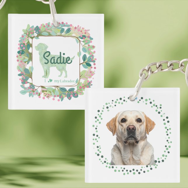 Minimal Mint Labrador | Custom Name & Photo (Skapare uppladdad)