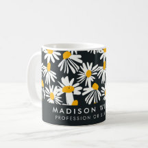 Minimal modern blommor Kaffe Mugg