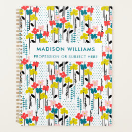 Minimal modern blommor-plan