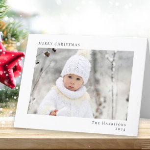 Minimal Modern God jul-foto Helgkort