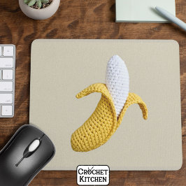 Minimal Modern Grandmacore Cute Crochet Banana Musmatta