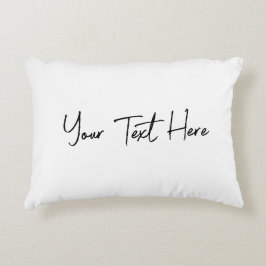 Minimal modern handskriven Anpassningsbar Prydnadskudde