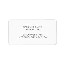 Minimal modern konsthandling i Bröllop