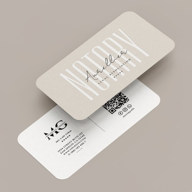 Minimal Modern Mobile Notary Public Elegant Sand Visitkort (Minimal Modern Mobile Notary Public Elegant Sand Business Card
☆★
☆★
☆★
☆★
☆★
(35391)
 | 
)