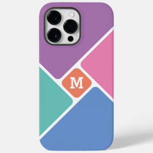 Minimal modern monogram-Abstrakt blockerar färgsta