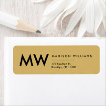 Minimal Modern Monogram Professionell