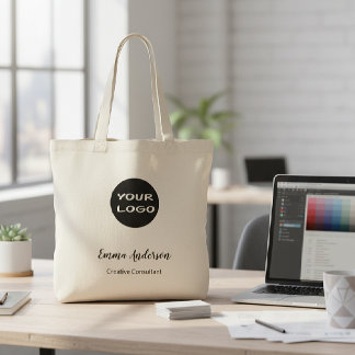 Minimal Modern Professional | Ditt Logotyp Tygkasse
