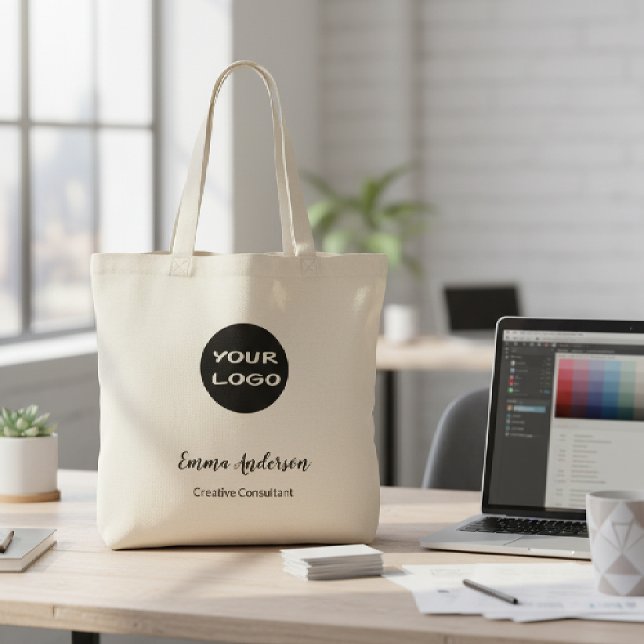 Minimal Modern Professional | Ditt Logotyp Tygkasse (Skapare uppladdad)