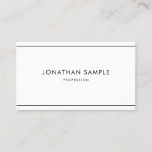 Minimal modern Professionell enkel trendig Elegant Visitkort
