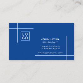 Minimal Modern Professionell Logotyp Anpassningsba Visitkort