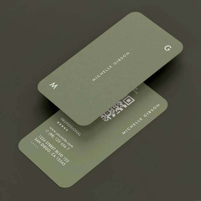 Minimal Modern Simple Sage Professionell Therapist Visitkort (Minimal Modern Simple Sage Professional Therapist Business Card
☆★
☆★
☆★
☆★
☆★
(35394)
 | 
)
